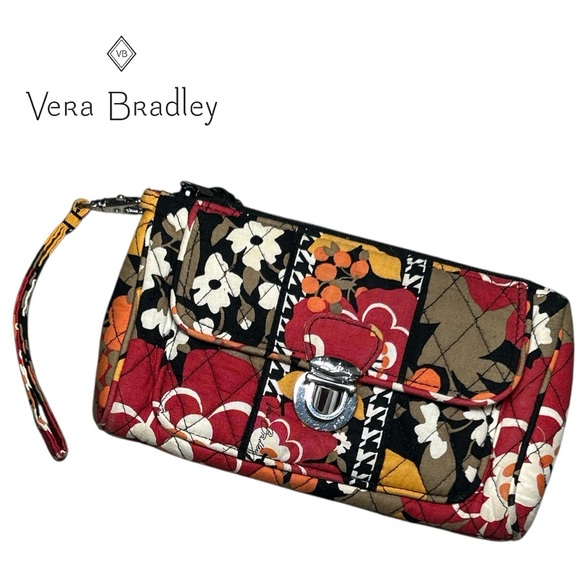 Vera Bradley Bittersweet Push-lock‎ Wristlet - Picture 1 of 3